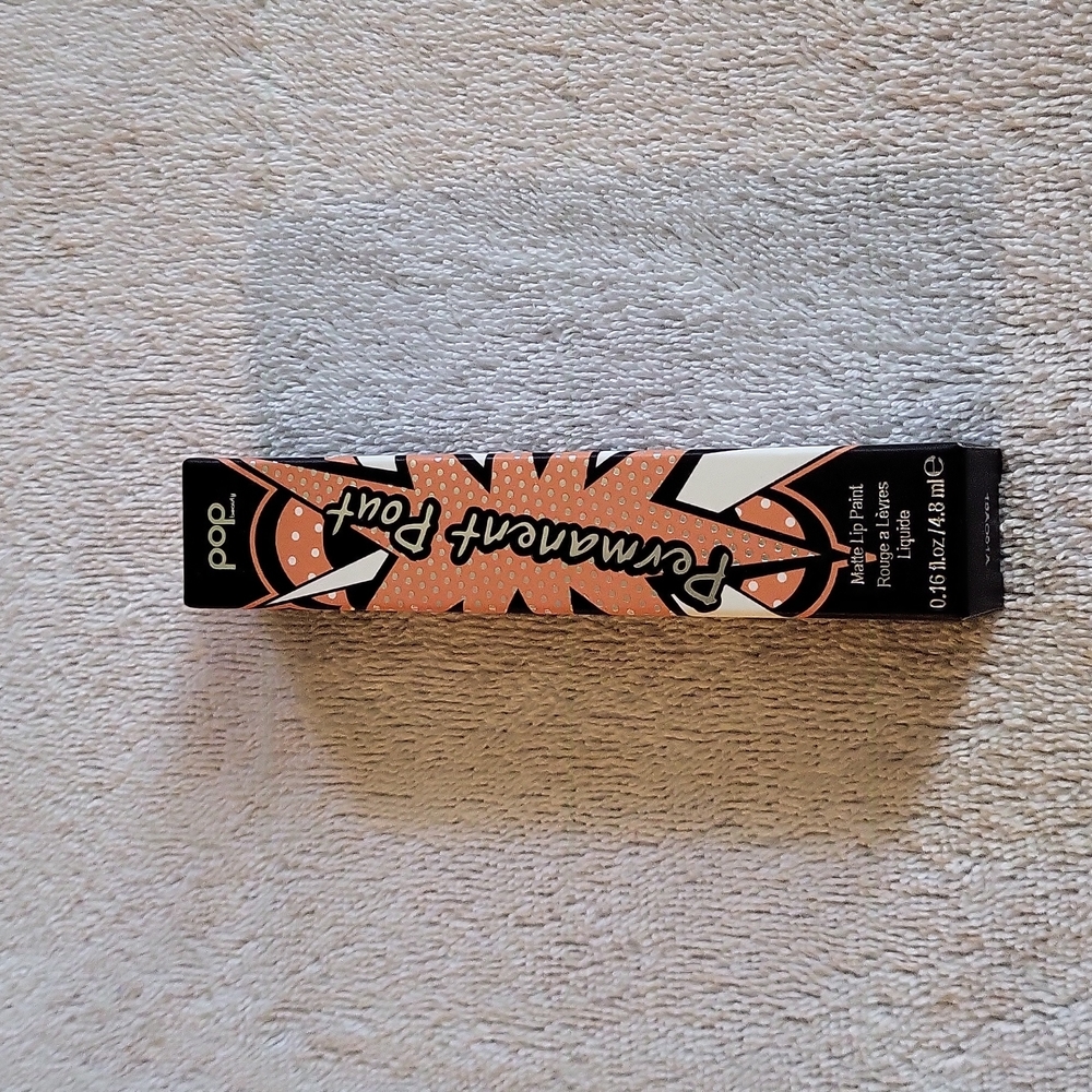 POP Beauty Matte Lip Paint. Permanent Pouf color Plump Peach